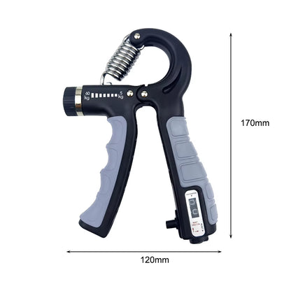 5-60Kg Adjustable Hand Grip Strengthener Hand Grip Trainer with Counter Wrist Forearm and Hand Exerciser for Muscle Building