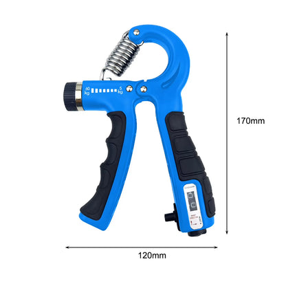 5-60Kg Adjustable Hand Grip Strengthener Hand Grip Trainer with Counter Wrist Forearm and Hand Exerciser for Muscle Building